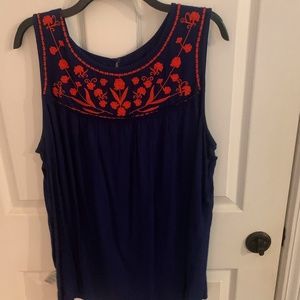 Embroidered Tank / XL